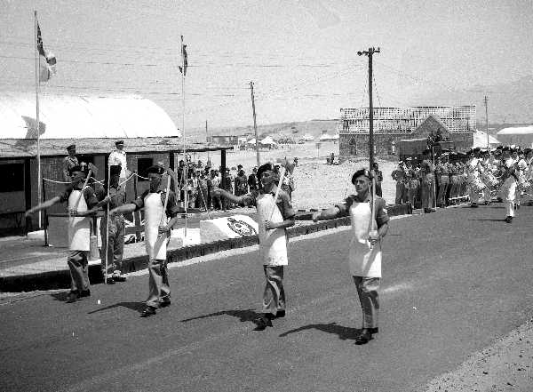 Aquaba 1950  Visit HMS Eurylus Gallipoli Day 1951 Aquaba459